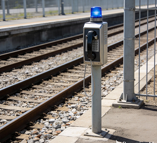 Rail Line Emergency Phones